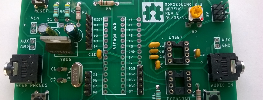 "Morseduino", een Arduino CW decoder project in aanbouw